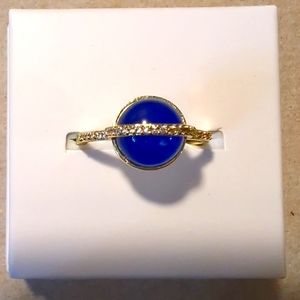 Size 10 ring bomb ring lapis quartz